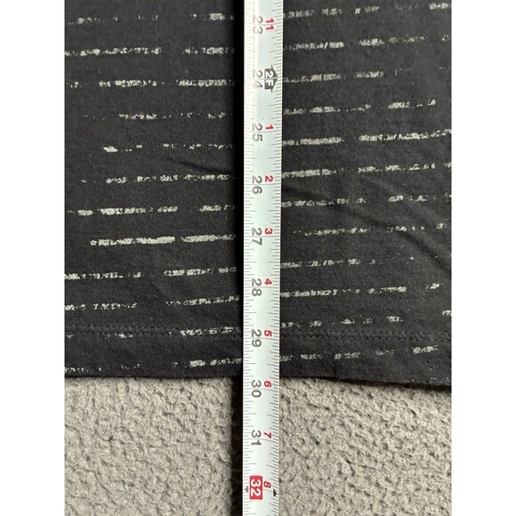 Vtg Y2K Cyber All Over Print Cross Graphic Short Sleeve Men's Polo Shirt XL Goth - Picture 6 of 9